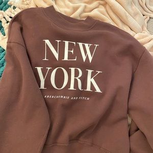 “New York” sweatshirt from Abercrombie and Fitch